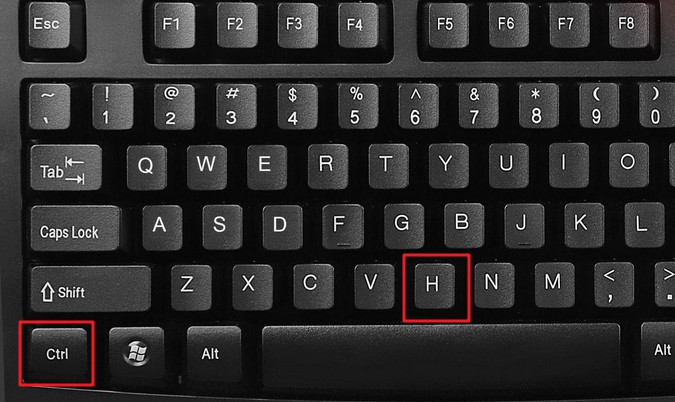 Ctrl+H　功能：打开“历史”侧边栏