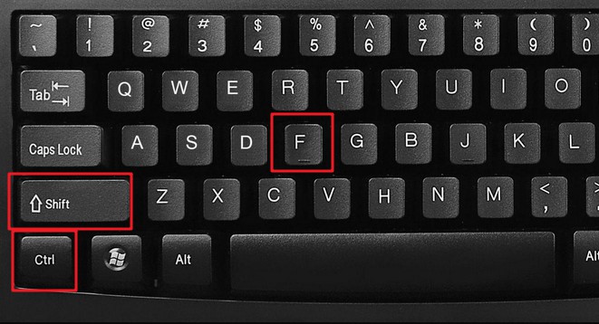 Ctrl+Shift+F　功能：输入焦点移到搜索栏