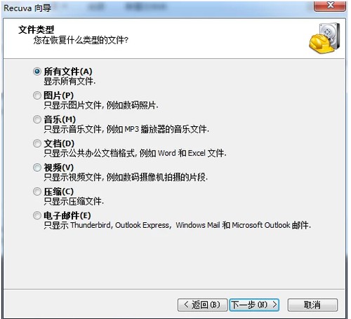 2-恢复的文件类型