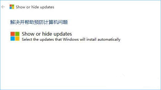 Show or Hide Updates