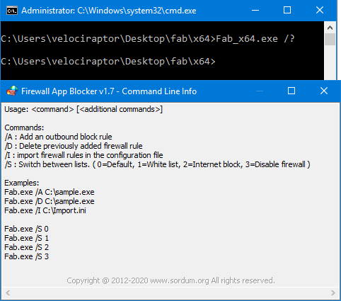 Fab parameter support
