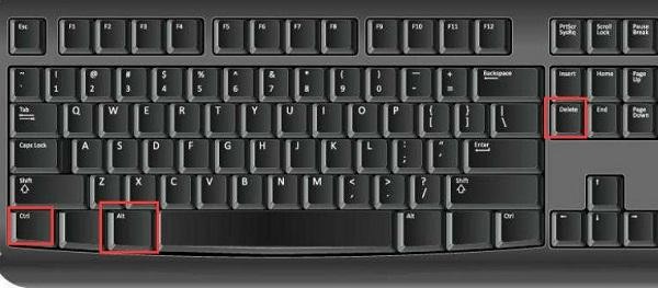 3-Ctrl+Alt+Delete键
