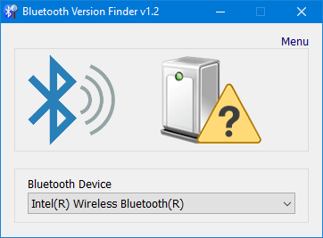 Bluetooth version finder no bluetooth